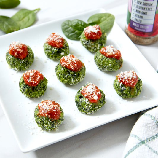 Maui Onion Spinach Bites