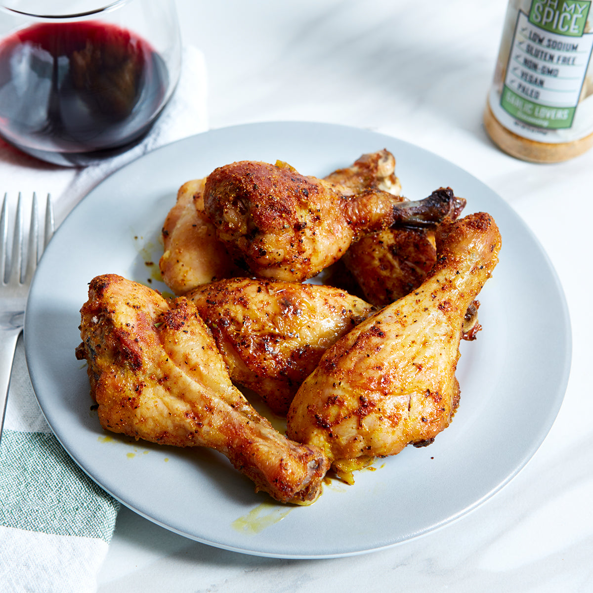 Garlic Lovers Chicken Wings Oh My Spice