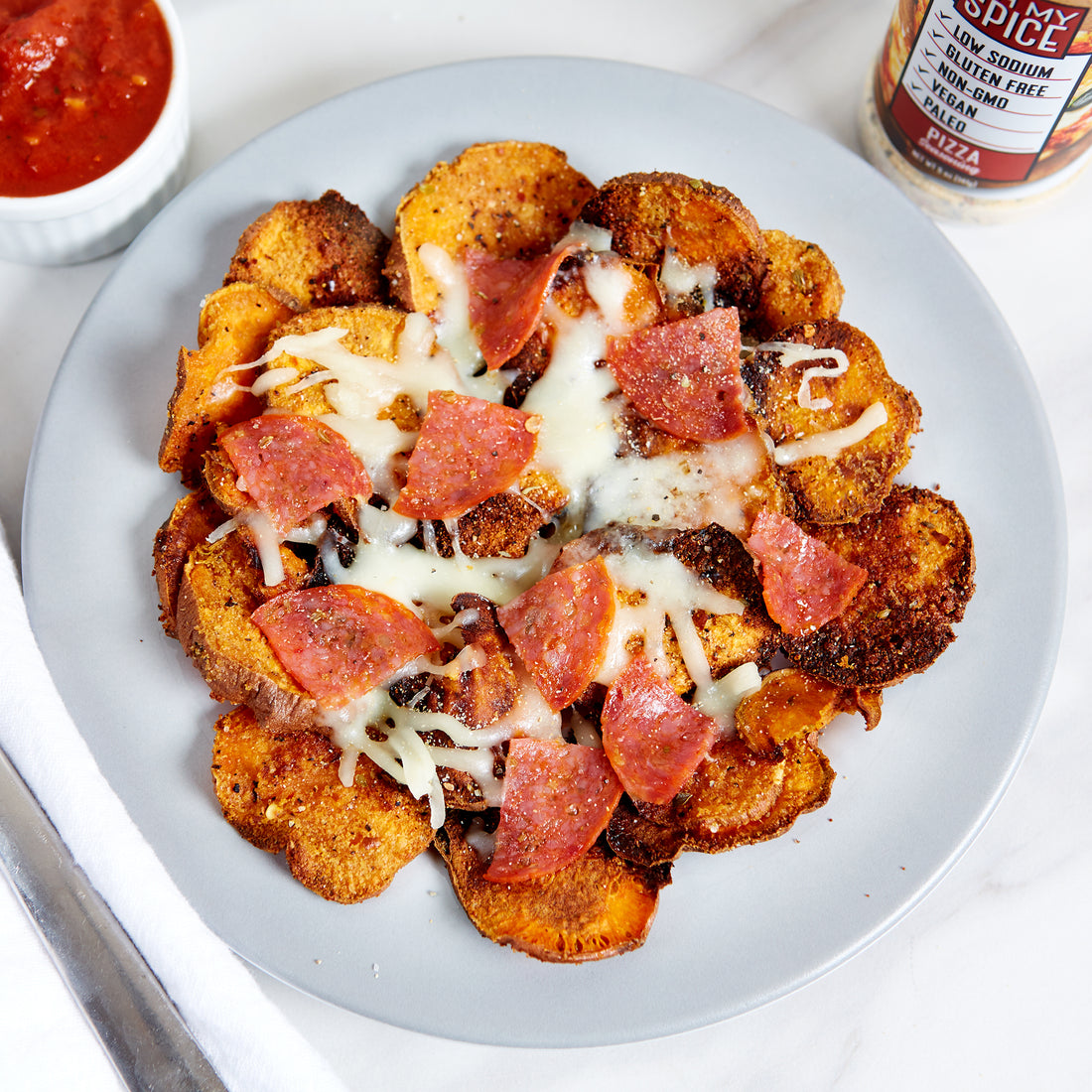 Pizza Sweet Potato Nacho