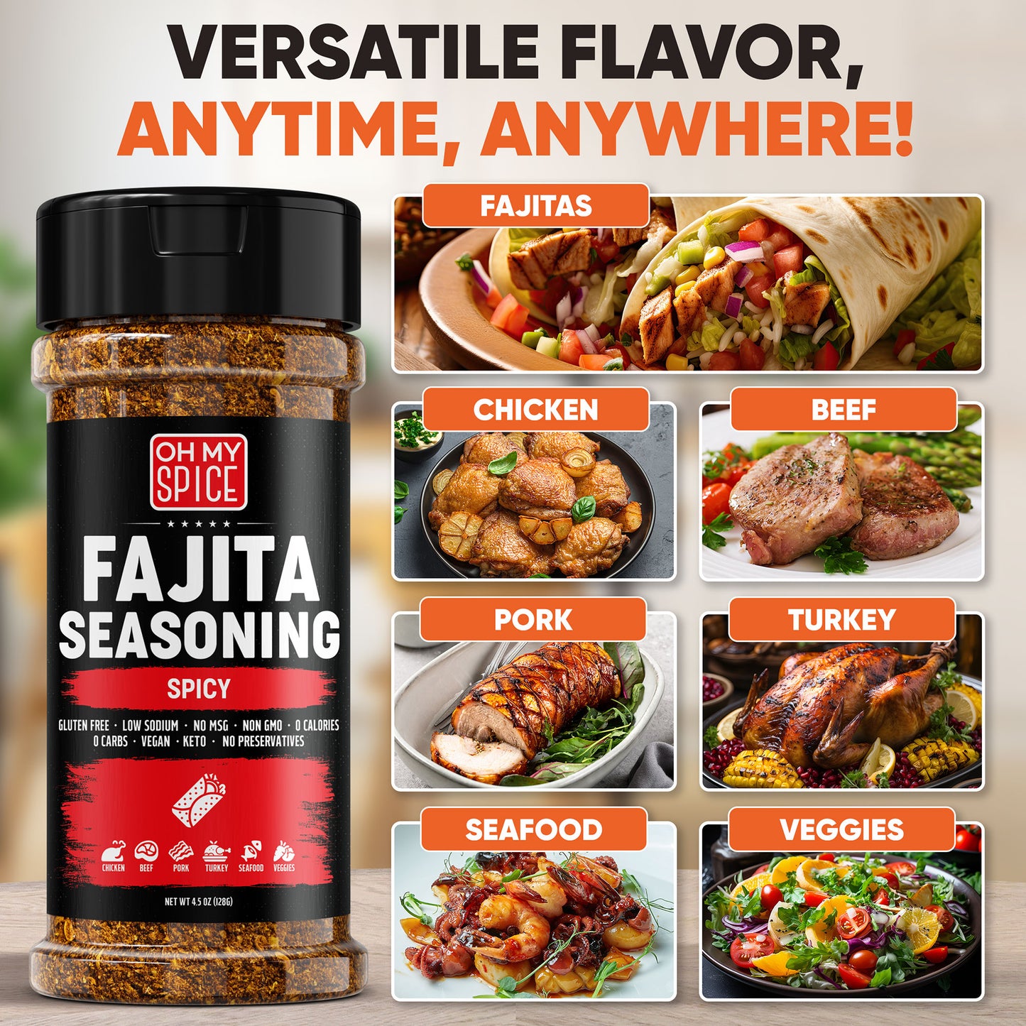 Fajita Seasoning | Spicy