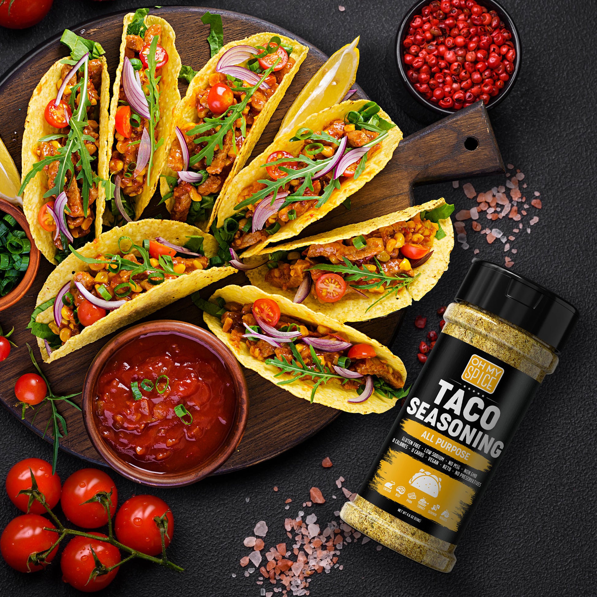 Taco Meat Best Mexican Seasoning Old Mexico Taco Mix · Kairos